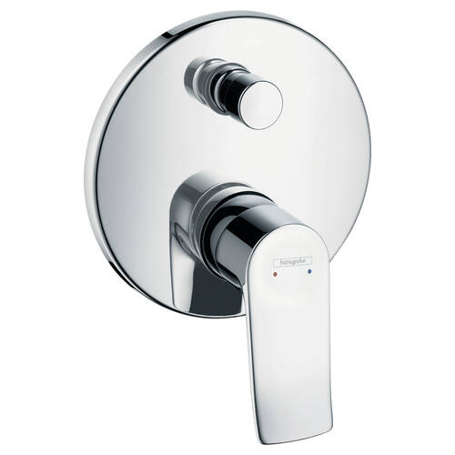 Смеситель скрытого монтажа для ванны/душа Hansgrohe Metris 31493000, фото 1