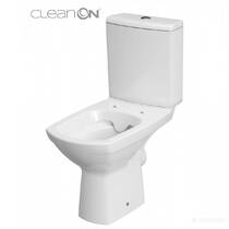 Унитаз-компакт Cersanit Carina CleanOn 011 безободковый с сиденьем Soft Close, фото №4