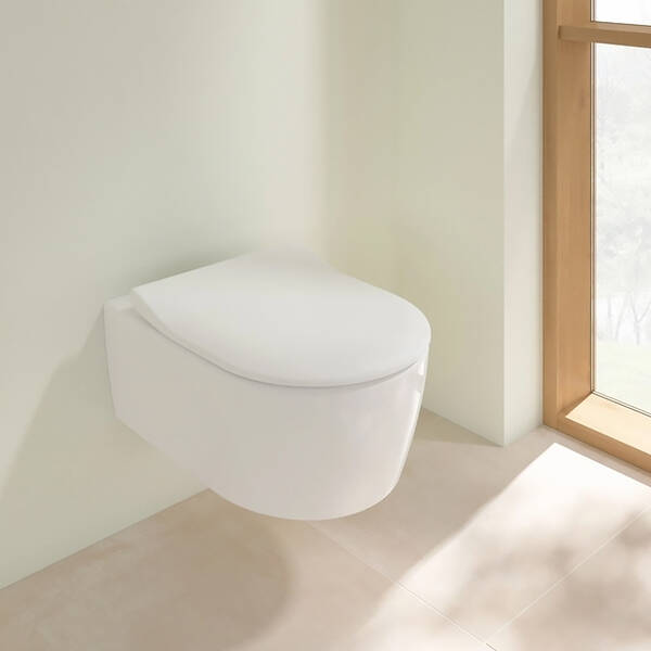 Унитаз подвесной Villeroy&Boch Avento 5656RS01 с сиденьем Soft