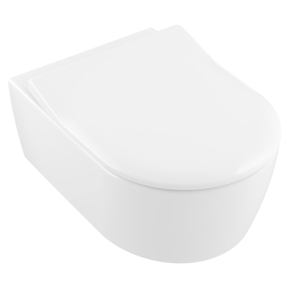5656RS01 AVENTO Унітаз підвісний DirectFlush з кришкою QuickRelease/SoftClosing, White Alpin (1 сорт)