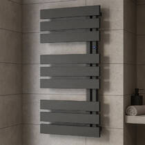 Рушникосушарка водяна Instal Projekt Nameless NAM-50/120C33 500х1186 мм чорний матовий, фото №1