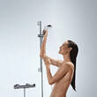 Змішувач для душу термостатичний Hansgrohe Croma Select S 27014400 з душовим набором і штангою, фото 3