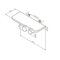 Смеситель для душа AM.PM Sensation F3040000 с термостатом, фото №2
