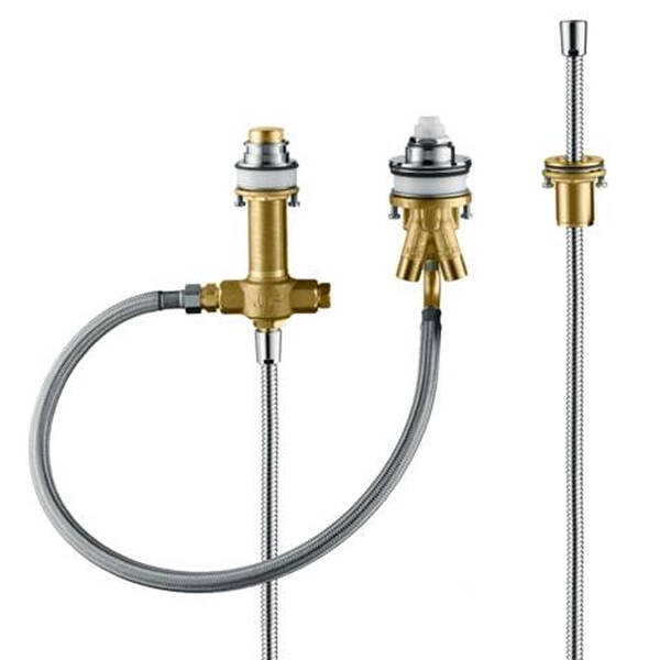Скрытая часть смесителя Hansgrohe 13439180 на 3 отверстия на борт ванны, фото 1