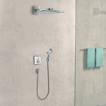 Смеситель скрытого монтажа для душа Hansgrohe ShowerSelect 15738400 с термостатом, фото №4