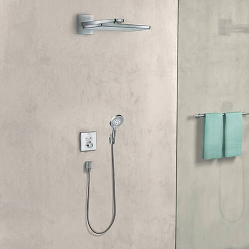 Смеситель скрытого монтажа для душа Hansgrohe ShowerSelect 15738400 с термостатом, фото 4