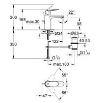 Смеситель для раковины Grohe Eurosmart Cosmopolitan 23325000 хром, фото №3