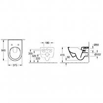 Унитаз подвесной Villeroy&Boch Subway 2.0 5614R201 DirectFlush с сиденьем Soft Close, фото №3