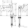 Змішувач для раковини Hansgrohe Talis S 72113000, фото 2