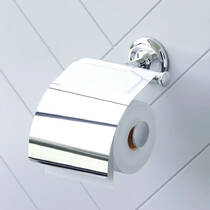 Держатель для туалетной бумаги Am.Pm Like A80341500 с крышкой хром, фото №5