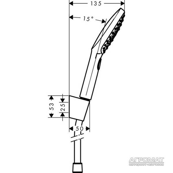 Душевой набор Hansgrohe Raindance Select E 26720000, фото 2