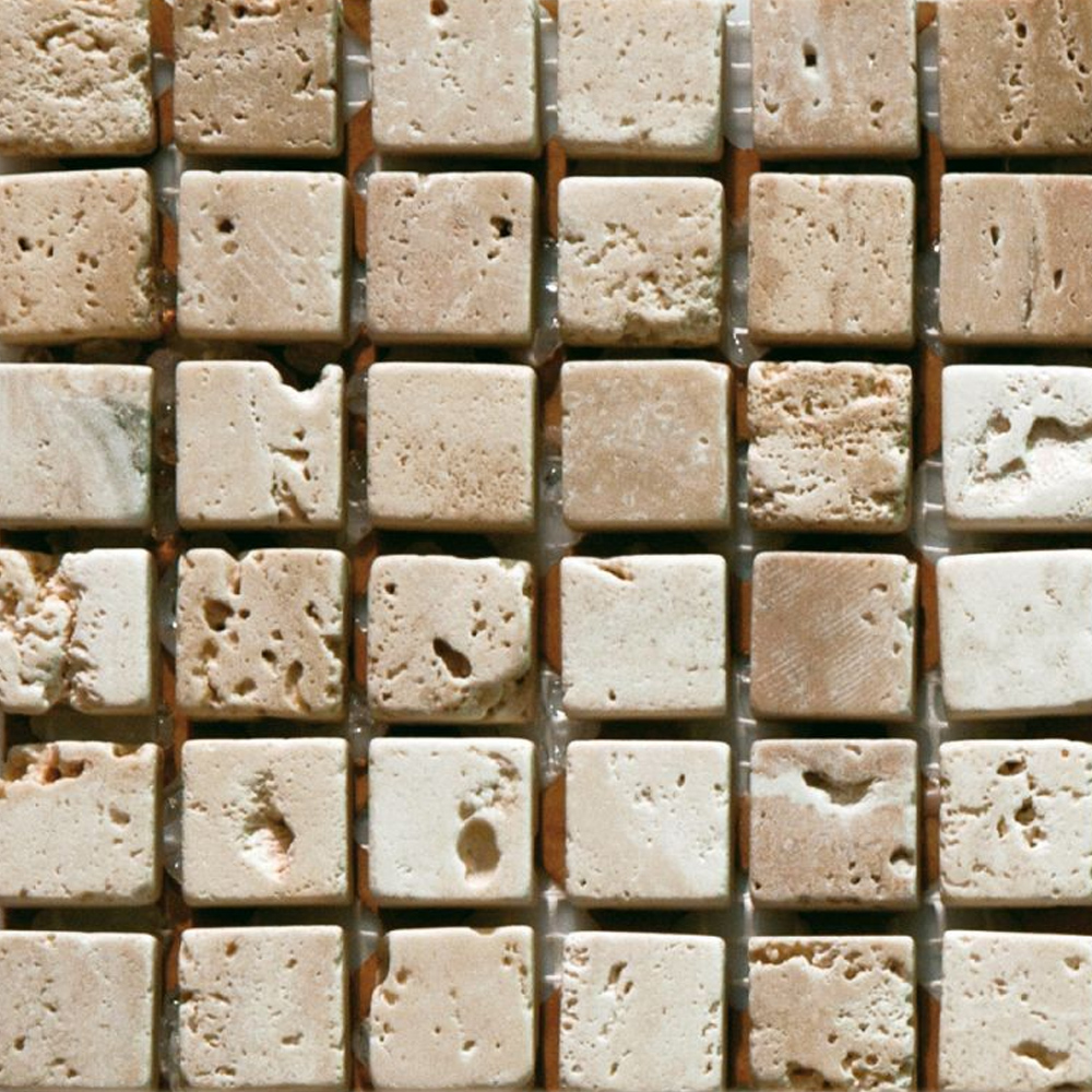 K-MOS TRAVERTINO T.U. BIANCO (15X15) (1 сорт)