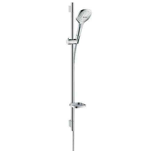 Душевой набор Hansgrohe Raindance Select E 3Jet EcoSmart 26623400 хром/белый, фото 1