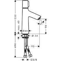 Смеситель для раковины Hansgrohe Talis Select S 72043000 хром, фото №2