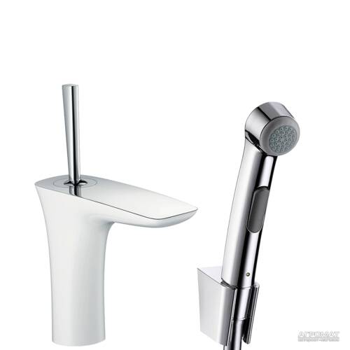 Змішувач для раковини Hansgrohe PuraVida 15275400 з гігієнічним душем, фото 1