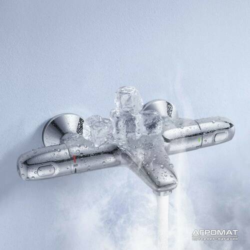 Змішувач для ванни Grohe Grohtherm 34155003 з термостатом, фото 4