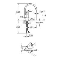 Смеситель для кухни Grohe Eurosmart 33202002, фото №2