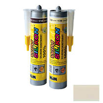 Герметик силиконовый санитарный WIM 1/35 багама-беж 310 мл, фото №1