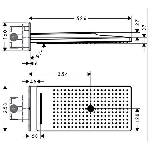 Верхний душ Hansgrohe Rainmaker Select 580 3jet 24001400 хром, фото 2