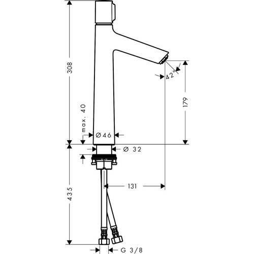 Смеситель для раковины Hansgrohe Talis Select S 72045000, фото 2