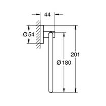 Тримач для рушників Grohe Essentials 40365001 кільце, хром, фото №2
