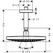 Верхній душ Hansgrohe Raindance Select S 26467000, фото 2