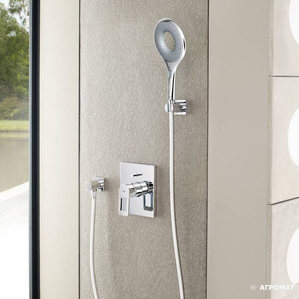 Смеситель скрытого монтажа для ванны/душа Grohe Quadra 19456000, фото 3