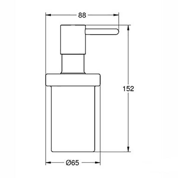 Дозатор для рідкого мила Grohe Ondus 40389000 хром, фото 2
