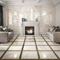 Керамогранит Novabell Imperial Imp-30Lr Calacatta Beige Lapp/Rett 60x60 см, фото №2