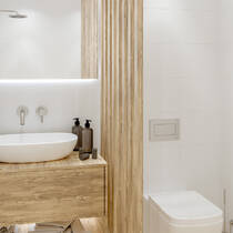 Плитка Golden Tile Mono Біла М50051 30x60 см, фото №3