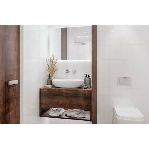 Плитка Golden Tile Mono Біла М50051 30x60 см, фото 2