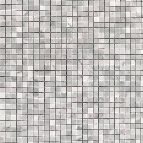 Мозаїка Mozaico De Lux Stone C-Mos Bianco Carrara Pol 29,6x29,6 см, фото 1