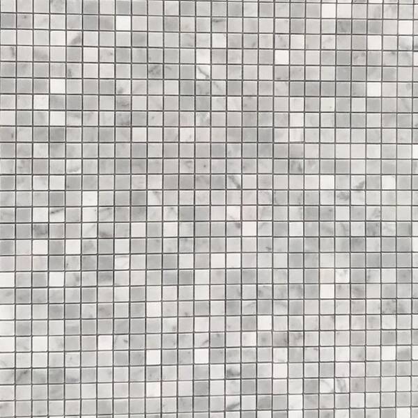Мозаїка Mozaico De Lux Stone C-Mos Bianco Carrara Pol 29,6x29,6 см, фото 1