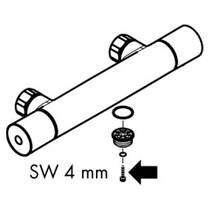 Винт Hansgrohe 97664000 M5x25, фото №2