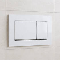 Клавіша змиву Geberit Sigma20 square 115.883.KJ.1 білий/хром глянцевий, фото №5