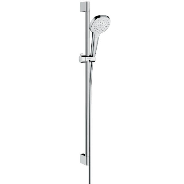 Душевой набор Hansgrohe Croma Select E 1jet 26594400 хром/белый, фото 1