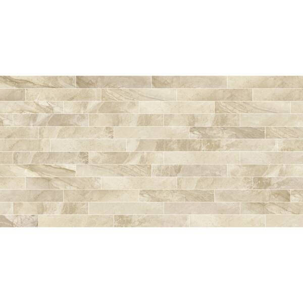 Керамограніт Impronta Beige Experience Royal Beige List. Mix Sq 20x120 см, фото 1