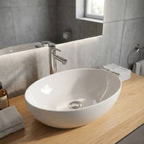 Раковина Devit Ovale 1513136 тонкостенная на столешницу
