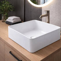 Раковина Devit Quadra 1511132 тонкостенная, фото №1