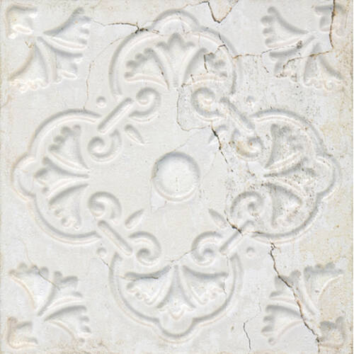 Плитка Aparici Aged White Ornato 20x20 см декор, фото 1