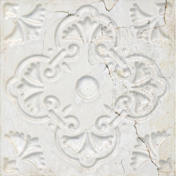 Плитка Aparici Aged White Ornato 20x20 см декор, фото 1