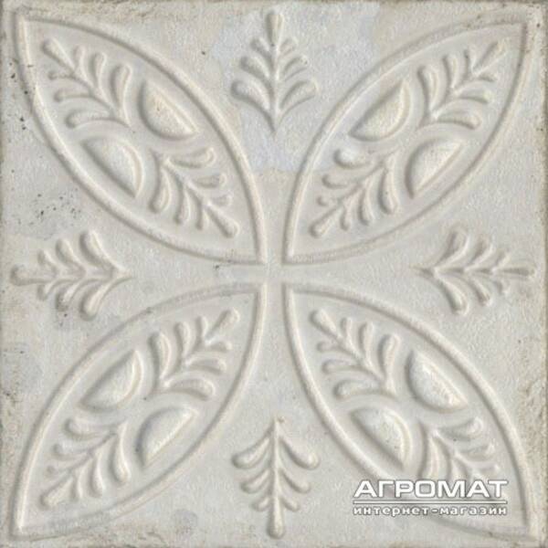 Плитка Aparici Aged White Ornato 20x20 см декор, фото 2