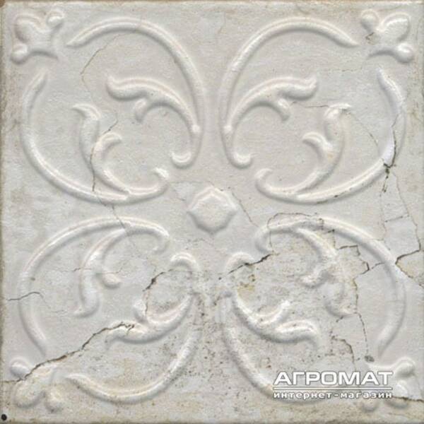 Плитка Aparici Aged White Ornato 20x20 см декор, фото 4