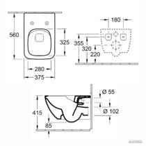 Унитаз подвесной Villeroy&Boch Venticello 4611R001 DirectFlush, фото №2