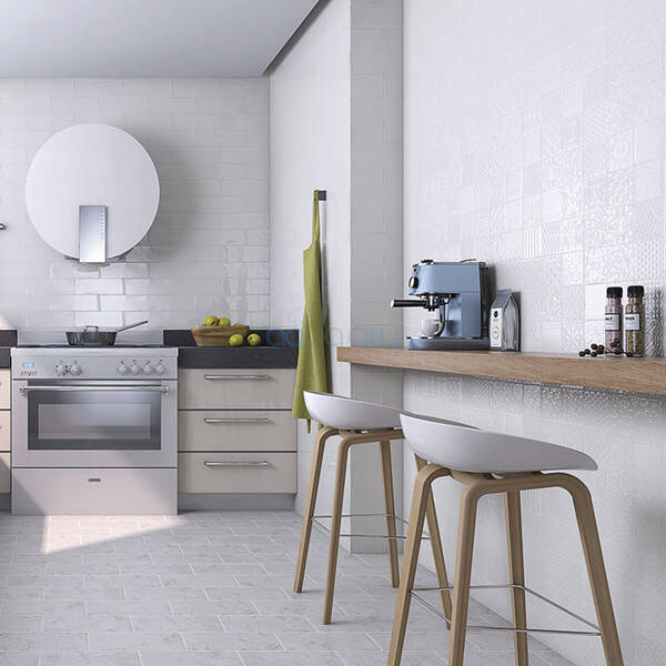 Плитка Monopole Ceramica Blanco Brillo Bis 10x30 см, фото 2