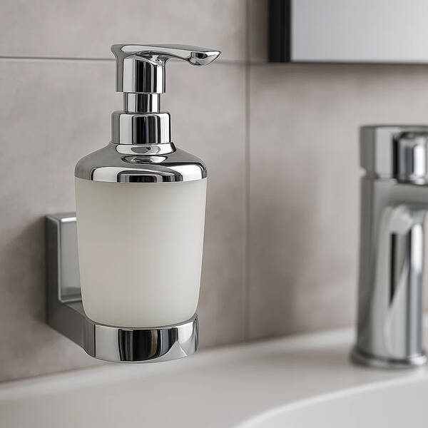 Дозатор для жидкого мыла Am.Pm Sensation A3036900 с держательным хромом., фото 1
