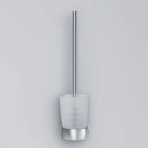 Щітка для унітаза Am.Pm Sensation A3033300 з тримачем хром/білий, фото №5