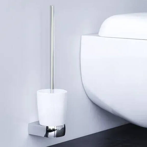 Щетка для унитаза Am.Pm Sensation A3033300 с держателем хром/белый, фото 1