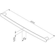 Тримач для рушників AM.PM Sensation A30346400 60 см, хром, фото №4