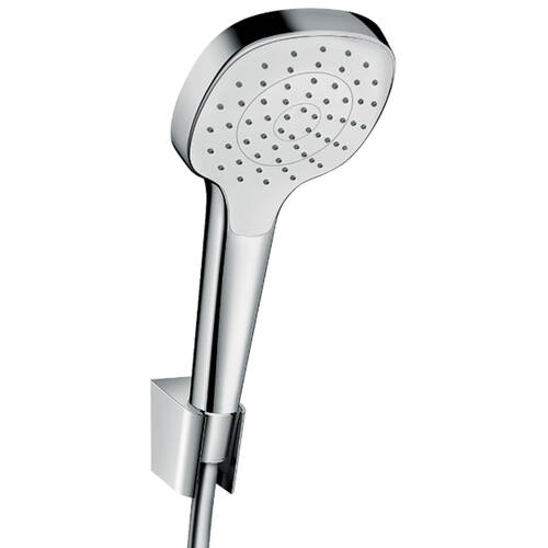 Душевой набор Hansgrohe Croma Select E 1jet 26424400 хром/белый, фото 1